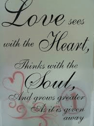 Love sees with the heart 2